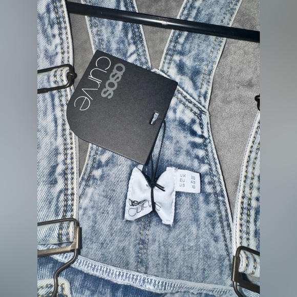 Denim Mini Skirt Overalls - Picture 2 of 3